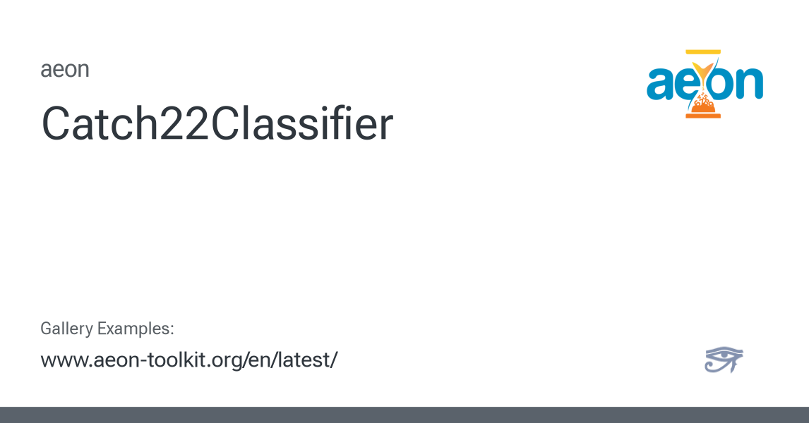 Catch22Classifier - aeon 1.5.0 documentation