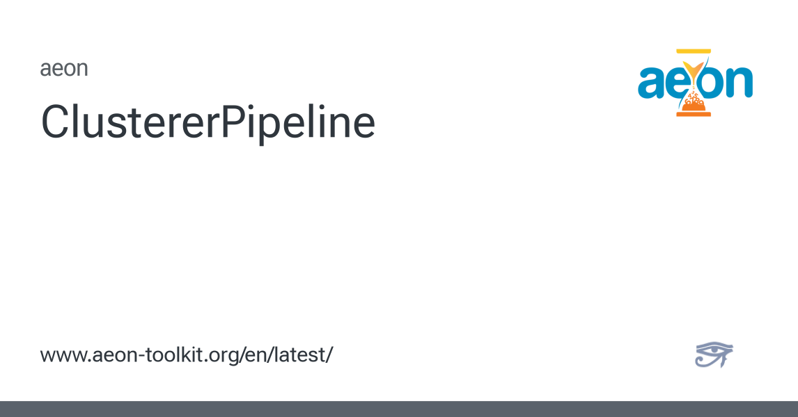 ClustererPipeline - aeon 1.5.0 documentation