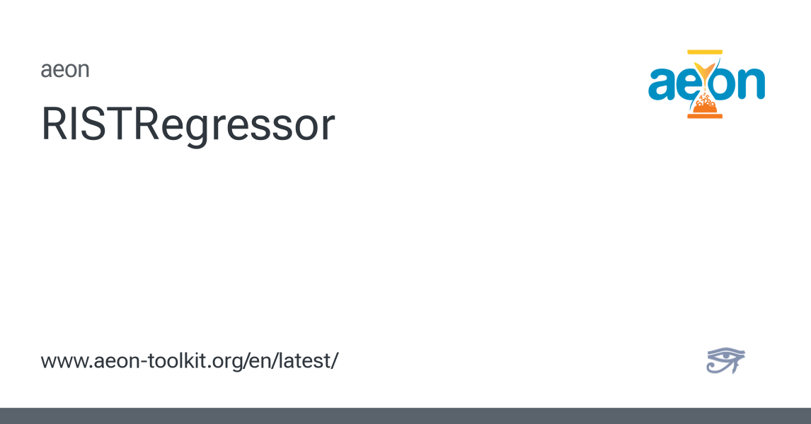 RISTRegressor - aeon 1.4.0 documentation