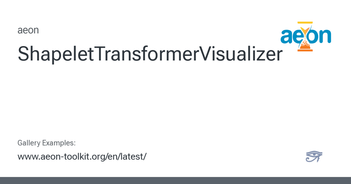 ShapeletTransformerVisualizer - aeon 1.5.0 documentation