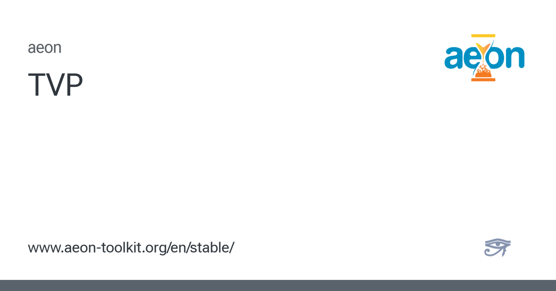 TVP - aeon 1.5.0 documentation