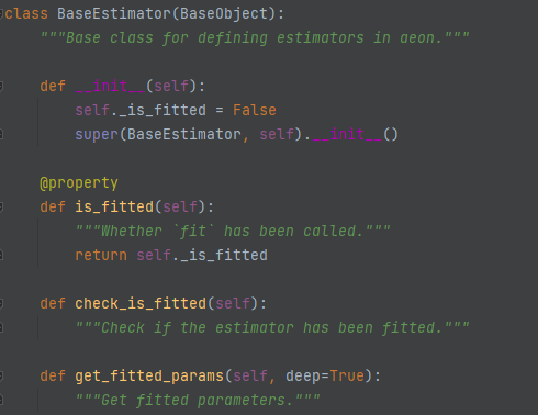Base Estimator