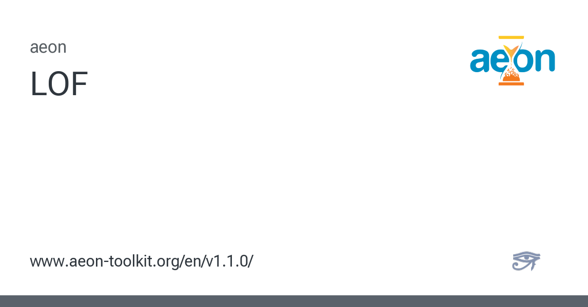 LOF - aeon 1.1.0 documentation
