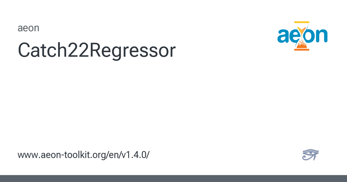 Catch22Regressor - aeon 1.4.0 documentation