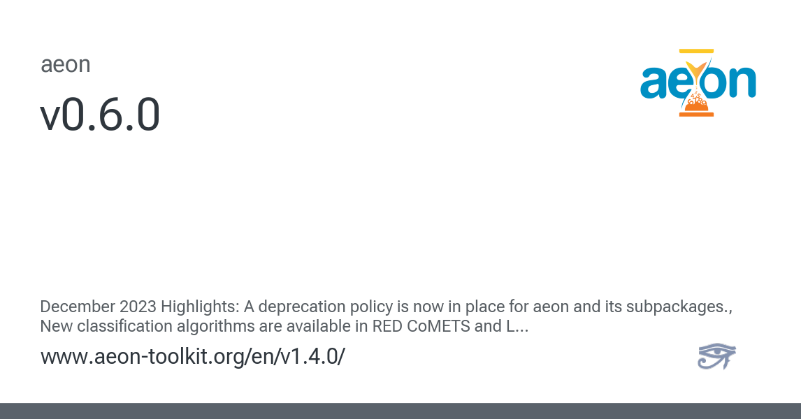 v0.6.0 - aeon 1.4.0 documentation